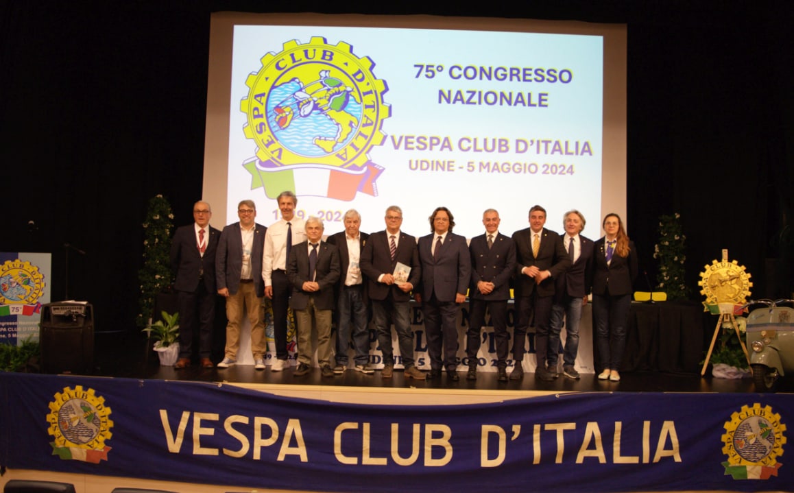 A UDINE, IL CONGRESSO NAZIONALE DEL VESPA CLUB D’ITALIA, CELEBRANDO IL 75° ANNIVERSARIO