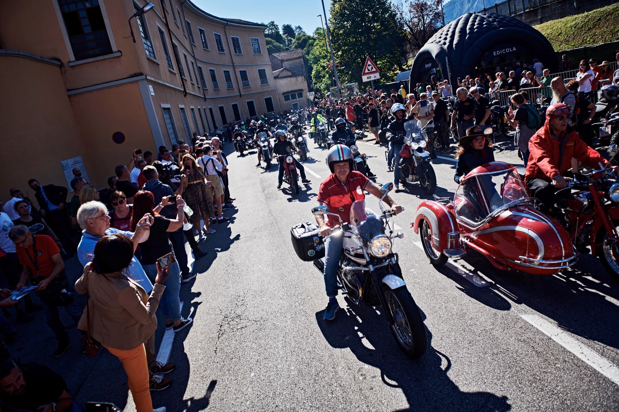 THE MOTO GUZZI OPEN HOUSE RETURNS, TOGETHER WITH THE CITTÀ DELLA MOTO GUZZI RALLY. BETWEEN 12TH TO 15TH SEPTEMBER 2024, IN MANDELLO DEL LARIO