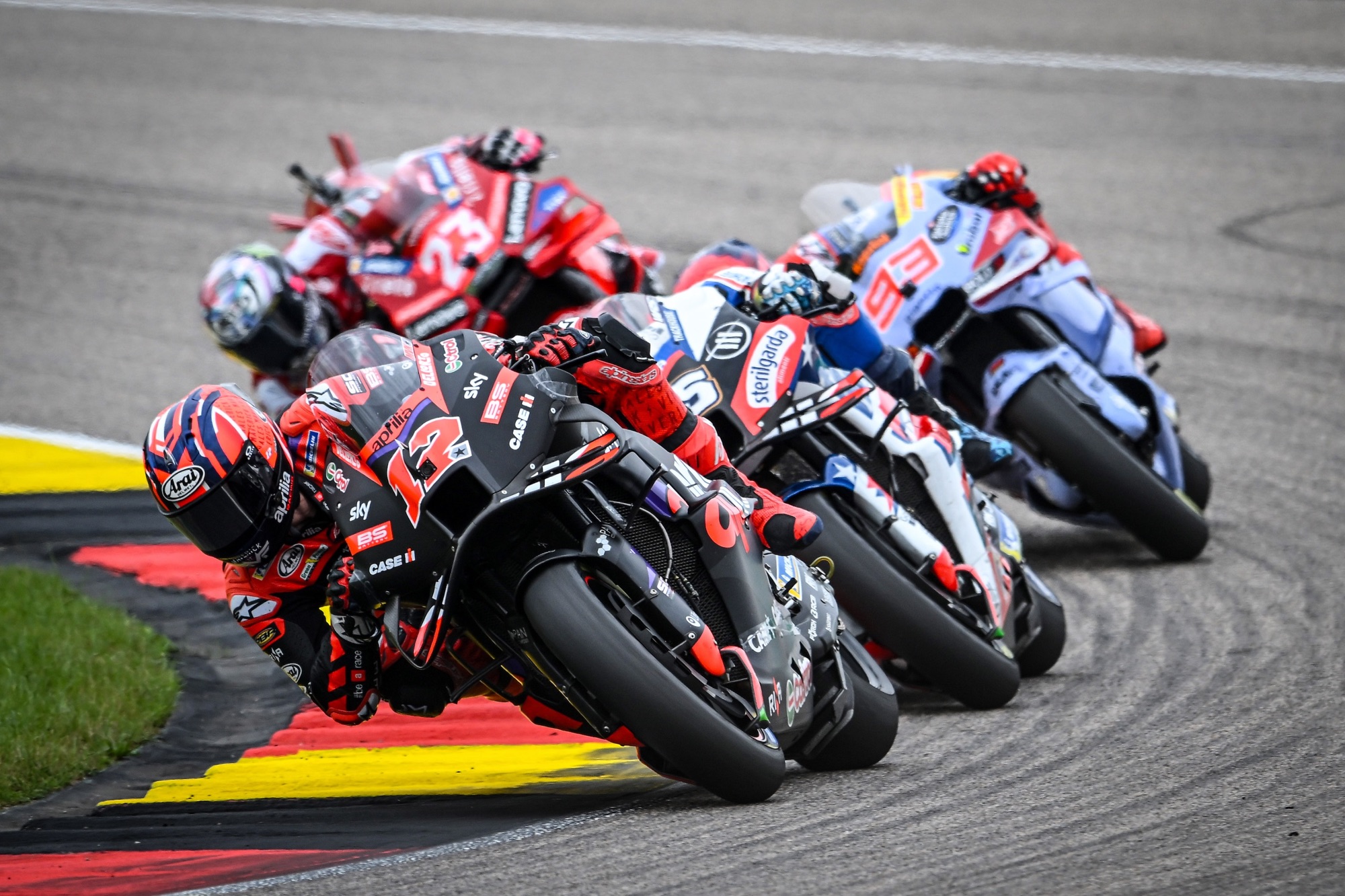 COMPLICATED RACE FOR APRILIA RACING AT THE SACHSENRING