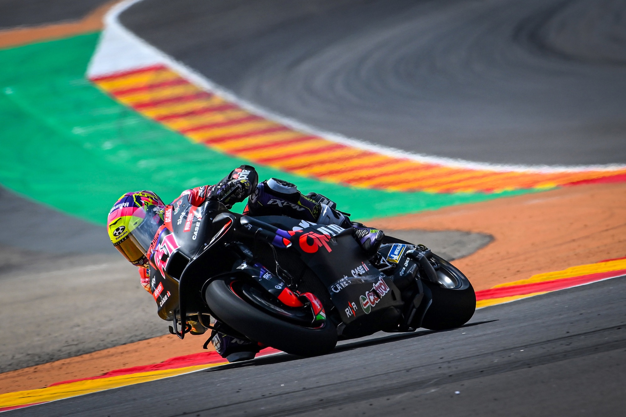 DIFFICULT RACE FOR APRILIA RACING AT MOTORLAND ARAGON: ESPARGARO’ TENTH ACROSS THE LINE, DNF FOR VIÑALES