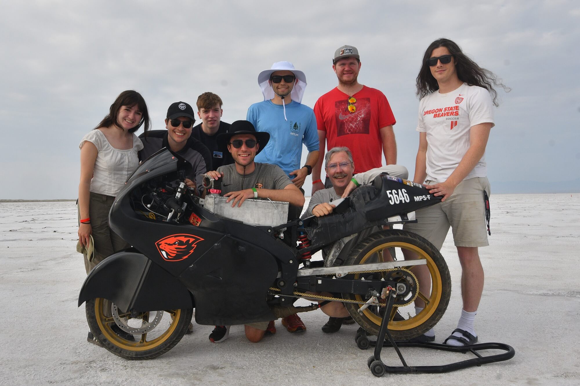 SFIDA A “THE SALT”: NUOVO RECORD DI VELOCITA’ DELL’APRILIA RS50 SUL LAGO SALATO DEL BONNEVILLE SPEEDWAY